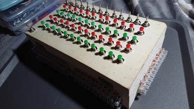 Weichenstellpult Stellpullt Z N TT HO O 24 Weichen+12 Kippschalter +2an Aus - Bild 1 von 4