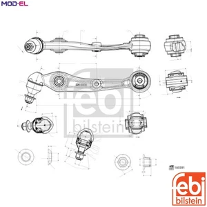 CONTROLTRAILING ARM WHEEL SUSPENSION 185591 FOR BMW X5/Van/G05/F95 X6/G06/F96 - Picture 1 of 9