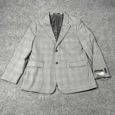 Banana Republic Blazer Mens 46R Tailored Fit Glen Plaid Two Button Notch Lapel - Image 1 of 4