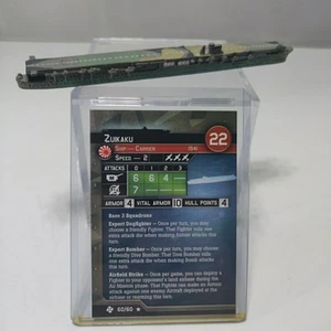 Axis Allies War at Sea TASK FORCE Zuikaku 60/60 with Stat card - Picture 1 of 8