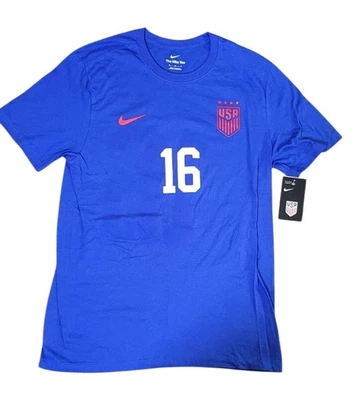 Nike Tee USA Rose Lavelle Soccer Tee Shirt Royal Blue NWT Sz: Small & Medium  - Image 1 of 4