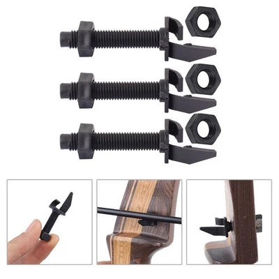 Center Mounted Plastic Arrow Rest for Recurve and Compound Bow (3 Pack) - Image 1 of 4