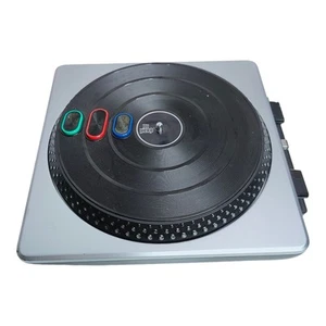 Nintendo DJ Hero Video Game Console White Turntable Half ONLY Untested - Picture 1 of 4