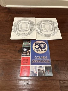 1984 SUGAR BOWL CLASSIC FOOTBALL PROGRAM AUBURN vs MICHIGAN BO JACKSON - Picture 1 of 4