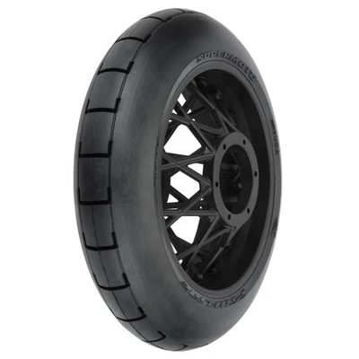 Pro-Line Racing 1/4 Supermoto Tire Rear MTD Black Wheel PM-MX PRO1022310 RC Tire - Image 1 of 4