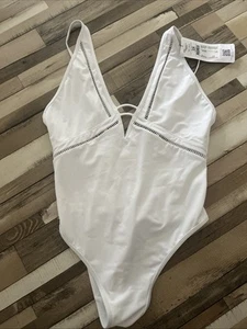 Hunkemöller Maldives Badeanzug weiß White Gr. 38 Neu - Bild 1 von 4