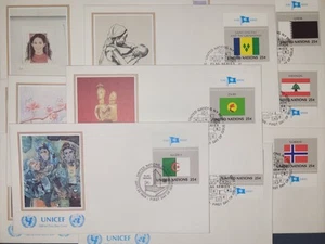 Lot 905 Briefmarken Vereinte Nationen SonderGestempelt FDC'S - Bild 1 von 4
