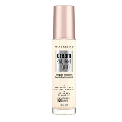 Maybelline New York Dream Radiant Liquid Hydrating Foundation, Alabaster 00 - Image 1 of 4