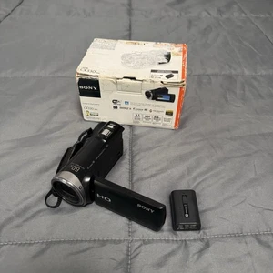 Sony Handycam Camcorder Kamera HDR-CX330 mit Karton ohne SD getestet funktioniert - Bild 1 von 11