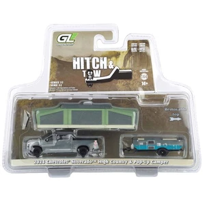 RAW Greenlight 1/64 2024 Chevy Silverado High Country Hitch & Tow 32 32320-D - Picture 1 of 3
