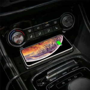10/15W Wireles Charger Car Pad Mat Phone Holder Mount Non-Slip Charging Stand XY - Picture 1 of 12