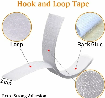 20mm Hook & Loop Self Adhesive Sticky Back Tape for DIY sewing kits brand