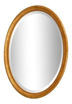 L45605EC:FRIEDMAN 兄弟型号 #6463 椭圆形金色镜框 ~ 全新 — 第 1/4 张图片