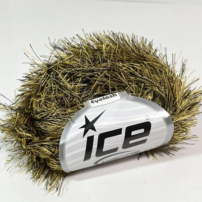 Hilos de hielo para pestañas, amarillo y negro Foto 1 de 3