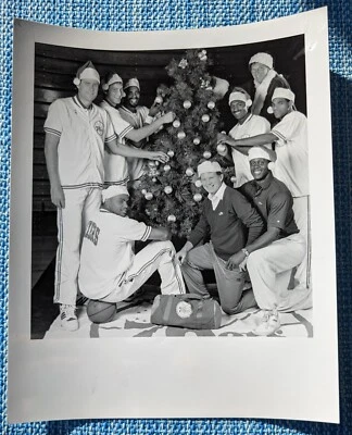 Charles Barkley - Mo Cheeks - Foto original tipo 1 - 1988 - 76ers Navidad  Foto 1 de 2