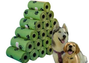 Pet Biodegradable Dog Poop Bags Scented Waste Bags - Picture 1 of 9