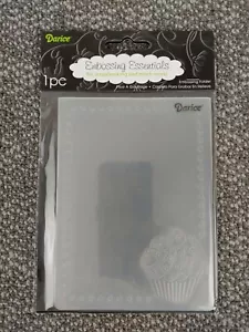Carpeta Darice Embossing Essentials 1217-49 cupcake hobby artesanía álbum de recortes - Imagen 1 de 10