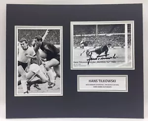 RAR Hans Tilkowski Deutschland WM 1966 signiert Foto Display + COA SASIGNED - Bild 1 von 6
