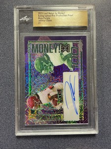 2023 Leaf Metal Mojo Purple Auto 1/1 JAHMYR GIBBS Rookie RC @SCFB