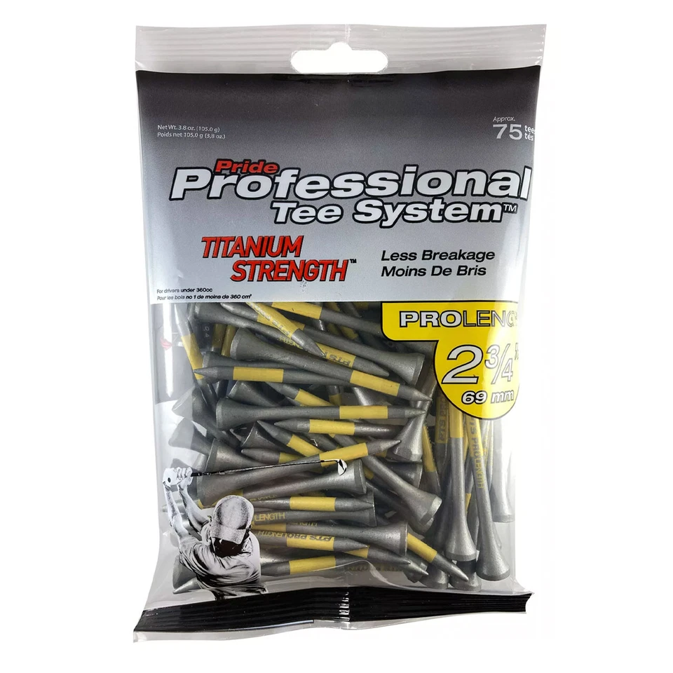 Pride PTS Titanium Golf Tees - Image 1 of 1