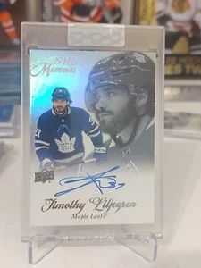 2020-21 Upper Deck Clear cut Rookie Timothy Liljegren Auto Memoirs Sp - Picture 1 of 3