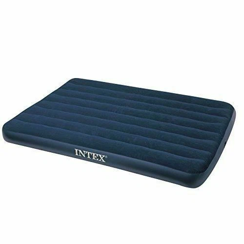 Intex Classic Downy Full Size Camping Sleepover Portable Air Bed Mattress