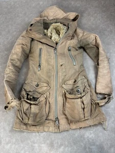 Chaqueta De Colección Diesel If Six Was Nine Y2K Carga Militar Envejecida Cremallera Completa XXS - Imagen 1 de 12