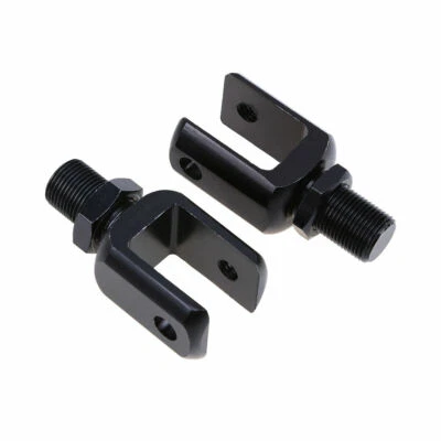 2pcs Motorcycle Shock Absorber Adapter Straight Fork Clevis End Universal fit - Image 1 of 4