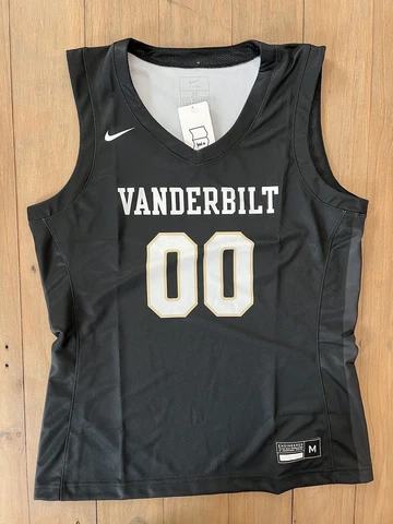 Nike Vanderbilt Commodores Team Basketball Jersey Women's Medium Black DX9081 Cover