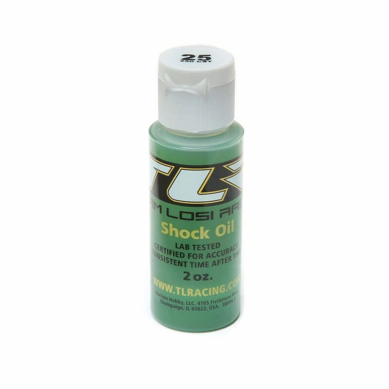 Team Losi Racing Silicone Shock Oil 25wt (2oz) TLR74004 - Image 1 of 1