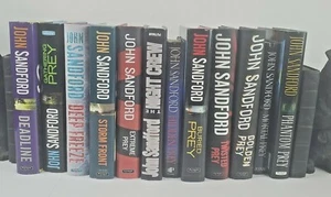 Lot of 12 John Sandford Hardcover Books Fiction - Picture 1 of 6
