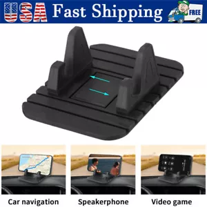 Car Anti-Slip Dashboard Rubber Mat Mount Holder Pad Stand for Mobile Phone GPS - Picture 1 of 12