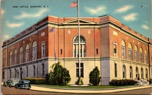 Postcard Post Office Newport Rhode Island - Picture 1 of 2