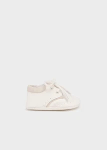 SCARPE SNEAKERS CASUAL NEONATO MAYORAL 09735 9735 16 BIANCO ORIGINALE PE 2024 - Picture 1 of 6