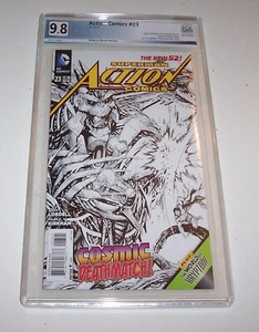 Action Comics (New 52) #23 - DC Modern Age 2013 Sketch Variant - PGX NM/MT 9.8 - Picture 1 of 1