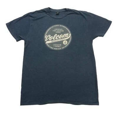 Volcom Shirt Mens Large L Short Sleeve Americas First Boarding Company - Image 1 of 4