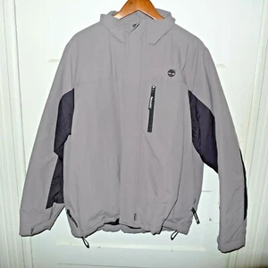 Herren XL Timberland grau und schwarz Jacke Weather Gear Thermo gefüttert schwarz - Bild 1 von 8