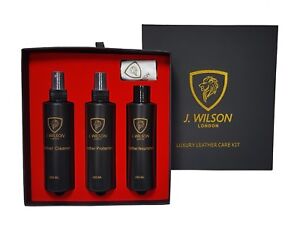 J Wilson Leather Care Kit Cleaner Protector Nourisher Care Conditioner Maintain