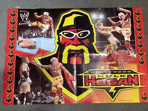 WWF WWE Merlin Poster Magazine #13 June 2002 Hogan Edge Huge Poster - Picture 1 of 3