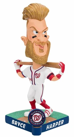 8" Bryce Harper Washington Nationals Caricature Special Edtion Bobblehead MLB Cover