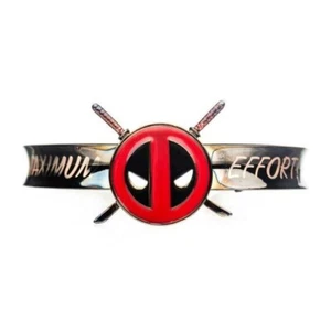 Marvel Deadpool Logo Maximum Effort Cuff Bracelet - Picture 1 of 1