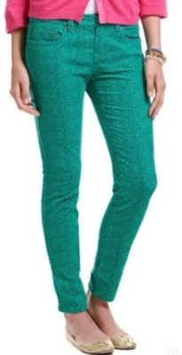 Pantalones ajustados para mujer Vineyard Vines de pana verde camden de lunares nuevos con etiquetas $108 Foto 1 de 4