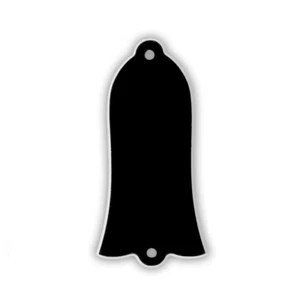 Black Bell Truss Rod 2-Ply 2-Hole Cover for SG/Les Paul Guitar/Bass New - Picture 1 of 11