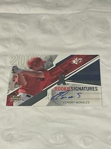 2006 Upper Deck SPx Kendry Morales Auto Rookie Signatures Card RC /999 Mint  - Picture 1 of 1