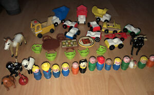 Vintage Fisher Price Little People Lot