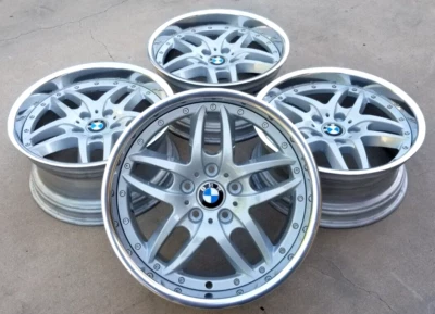 BMW E39 M5 Touring OEM Cromodora Style 71 Staggered 18" 2-Piece Restored Wheels - Image 1 of 4