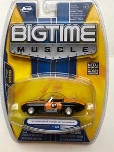 JADA BIGTIME MUSCLE BTM 1967 CHEVY CORVETTE TURBO JET ROADSTER 1:64 W15 163  #78 - Picture 1 of 5