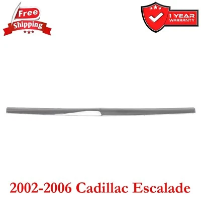 Hood Trim Molding For 2002-2006 Cadillac Escalade Front Chrome GM1235103 - Image 1 of 4