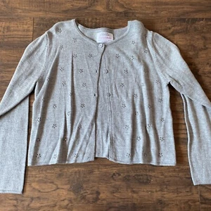 Zara girls Cardigan knitwear winter collection Grey sweater size 10 - Picture 1 of 4