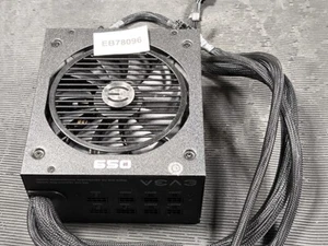 EVGA 650 BQ 650W Bronze Power Supply - Used, Fully Working - Imagen 1 de 6